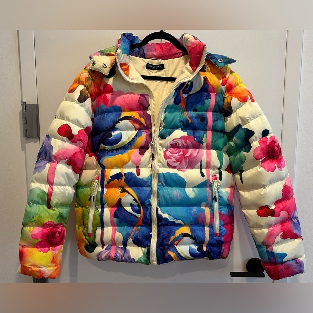 ROKU STUDIO Botanical Eyes Bubble Jacket - RK6480485 - Picture 3 of 12